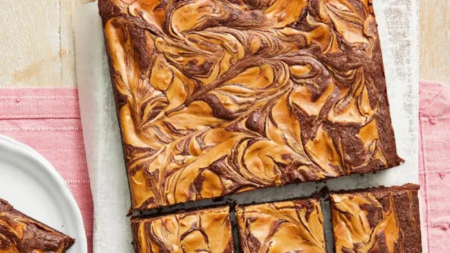 Marbled Mocha Cheesecake Brownie