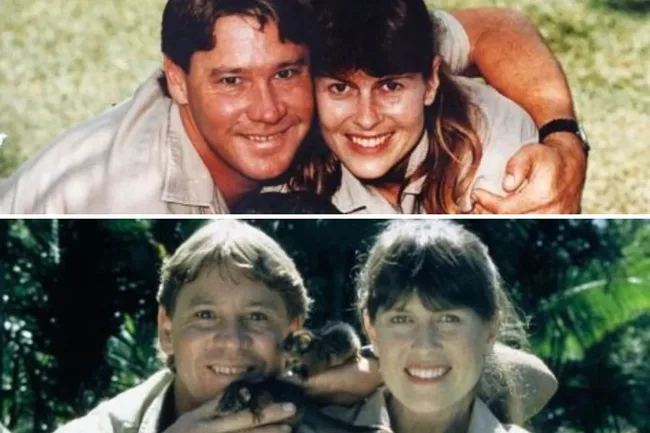 Terri and Steve Irwin