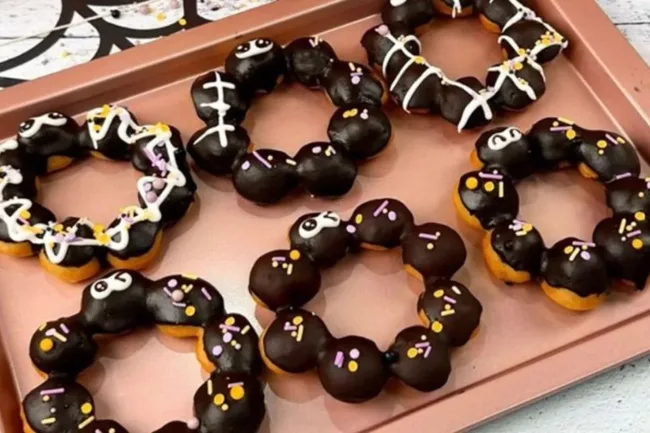 Halloween Themed Mochi Donuts