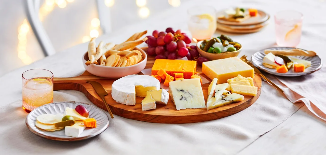 Christmas cheese selection