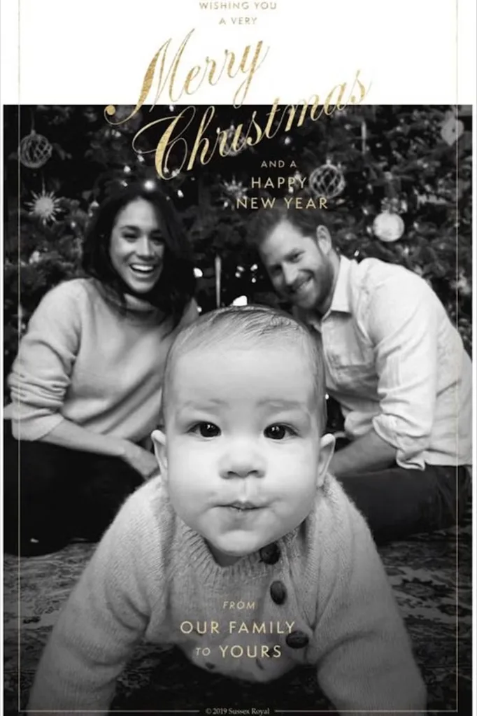 prince harry meghan markle christmas card