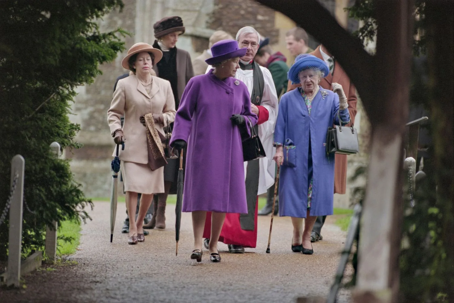 the royals at sandringham christmas day