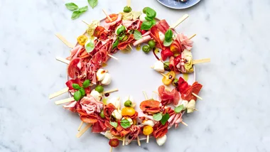 Antipasto wreath