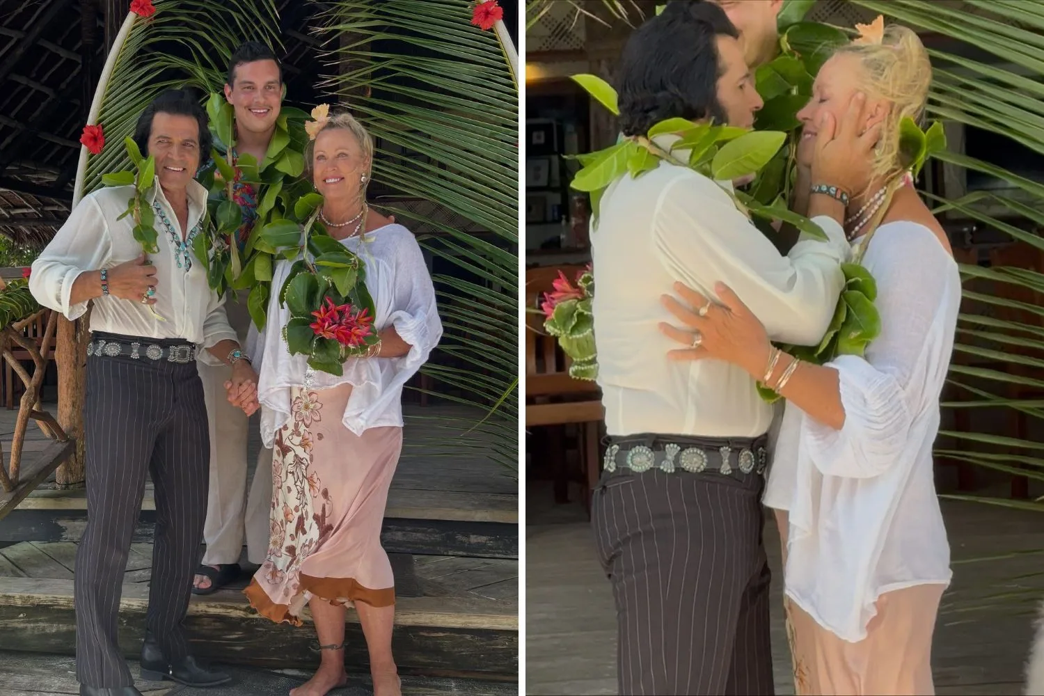 Lisa Curry and Mark Tabone renew their vows