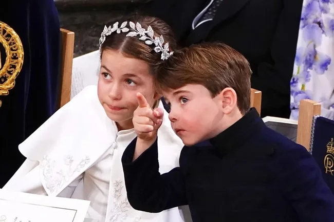 Prince Louis and Princess Charlotte