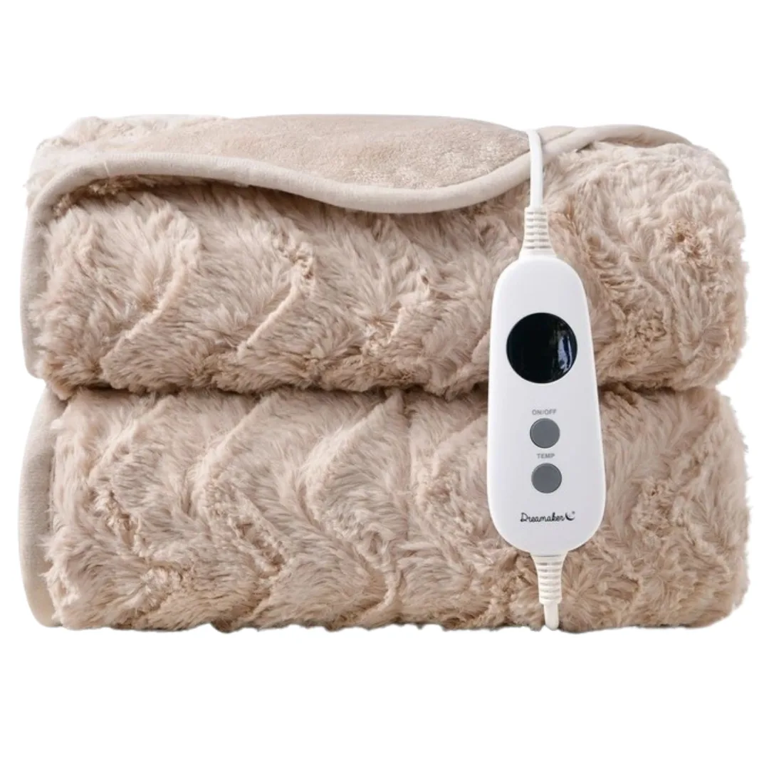 Dreamaker Luxury Faux Fur Electric Blanket
