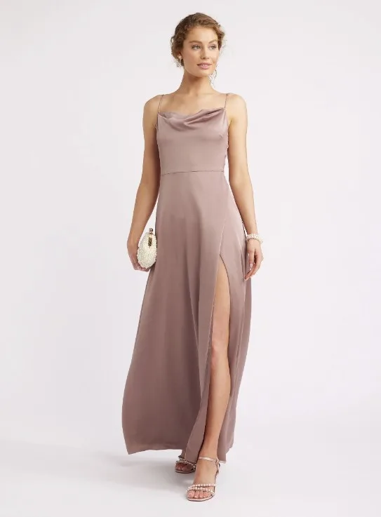 Review Montreal Maxi Dress in Platinum