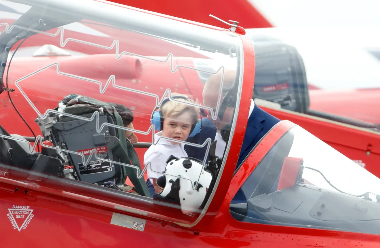 prince george flying plane