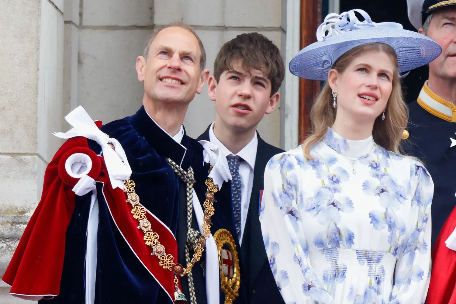 prince edward lady louise james earl of wessex trooping the colour 2023