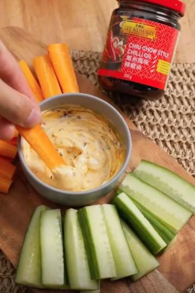 carrot-cucumber-mayonnaise-chilli-oil-snack-health-recipe-lee-kum-kee