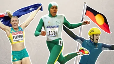 olympics cathy freeman sally pearson and steven bradbury