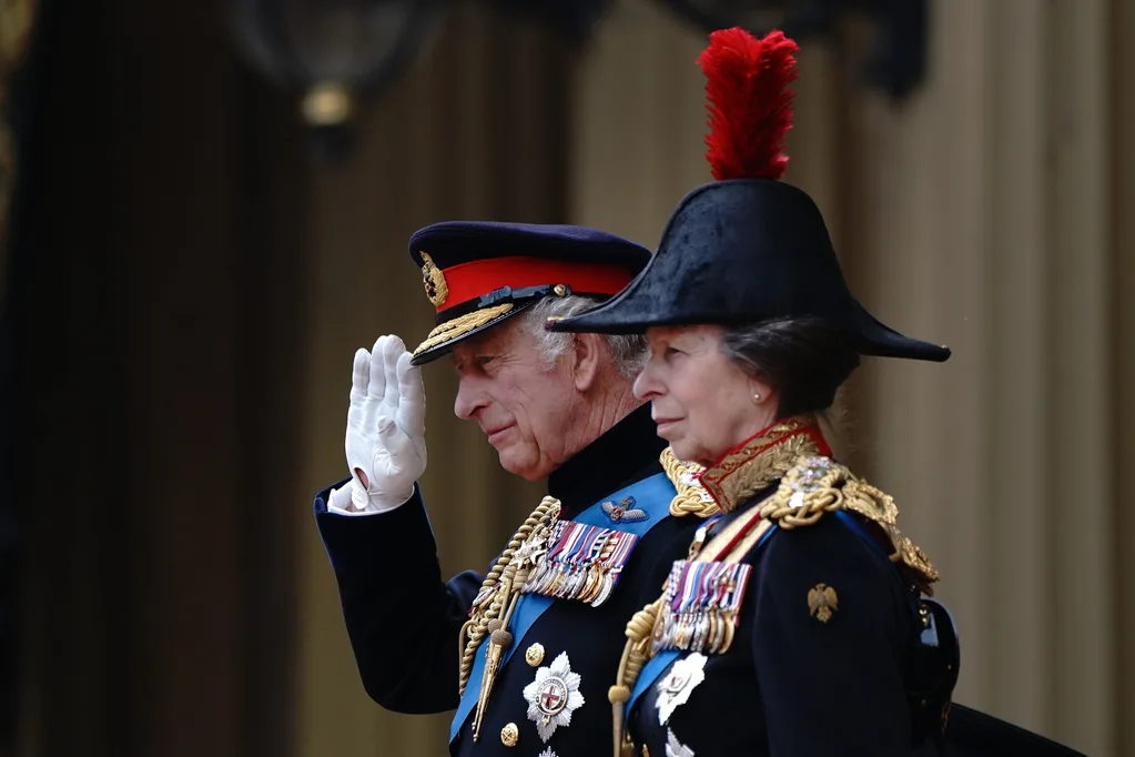 Princess Anne with Prince Charles