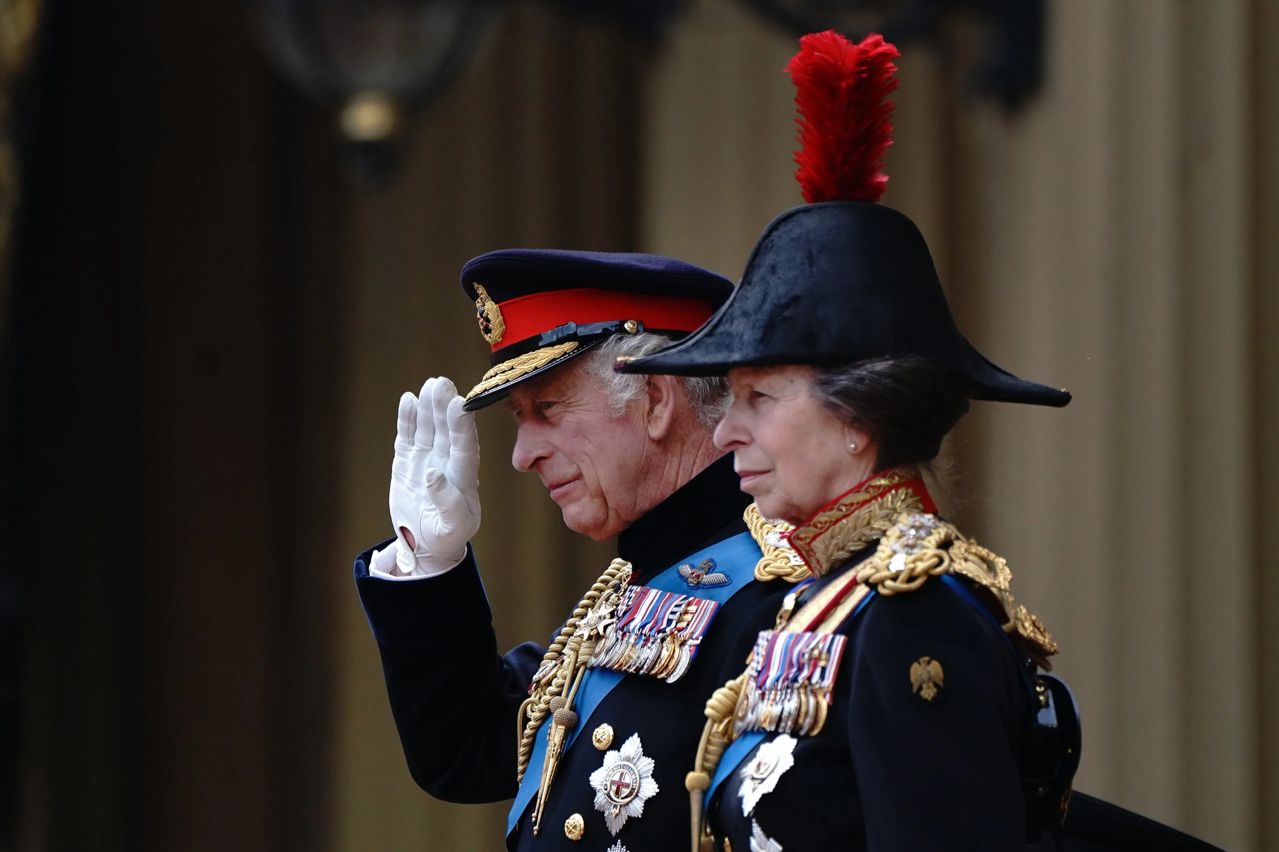 Princess Anne with Prince Charles 