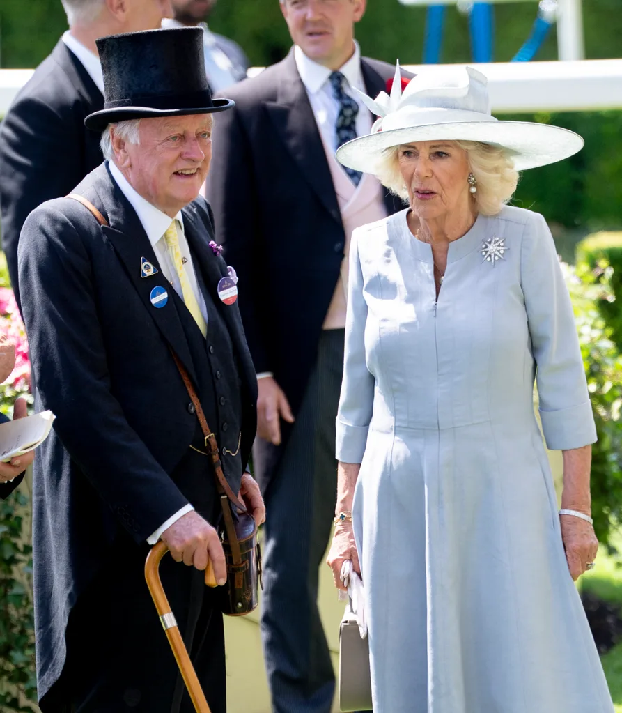Queen Camilla and Andrew Parker Bowles