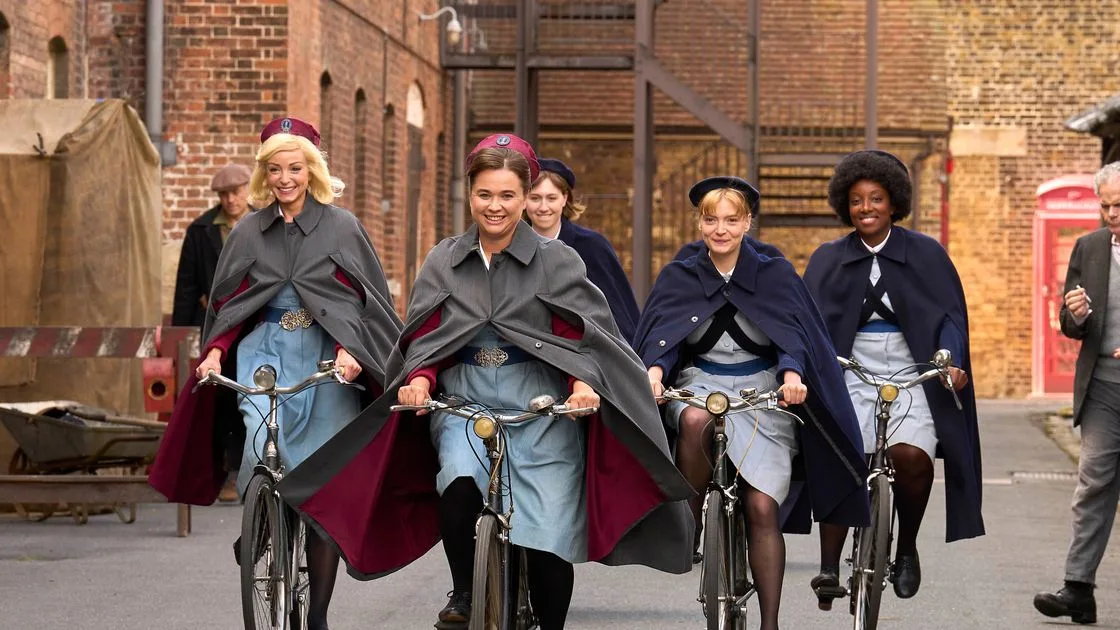 call the midwife bike riding scene