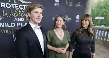 robert bindi terri irwin at steve irwin gala event in las vegas