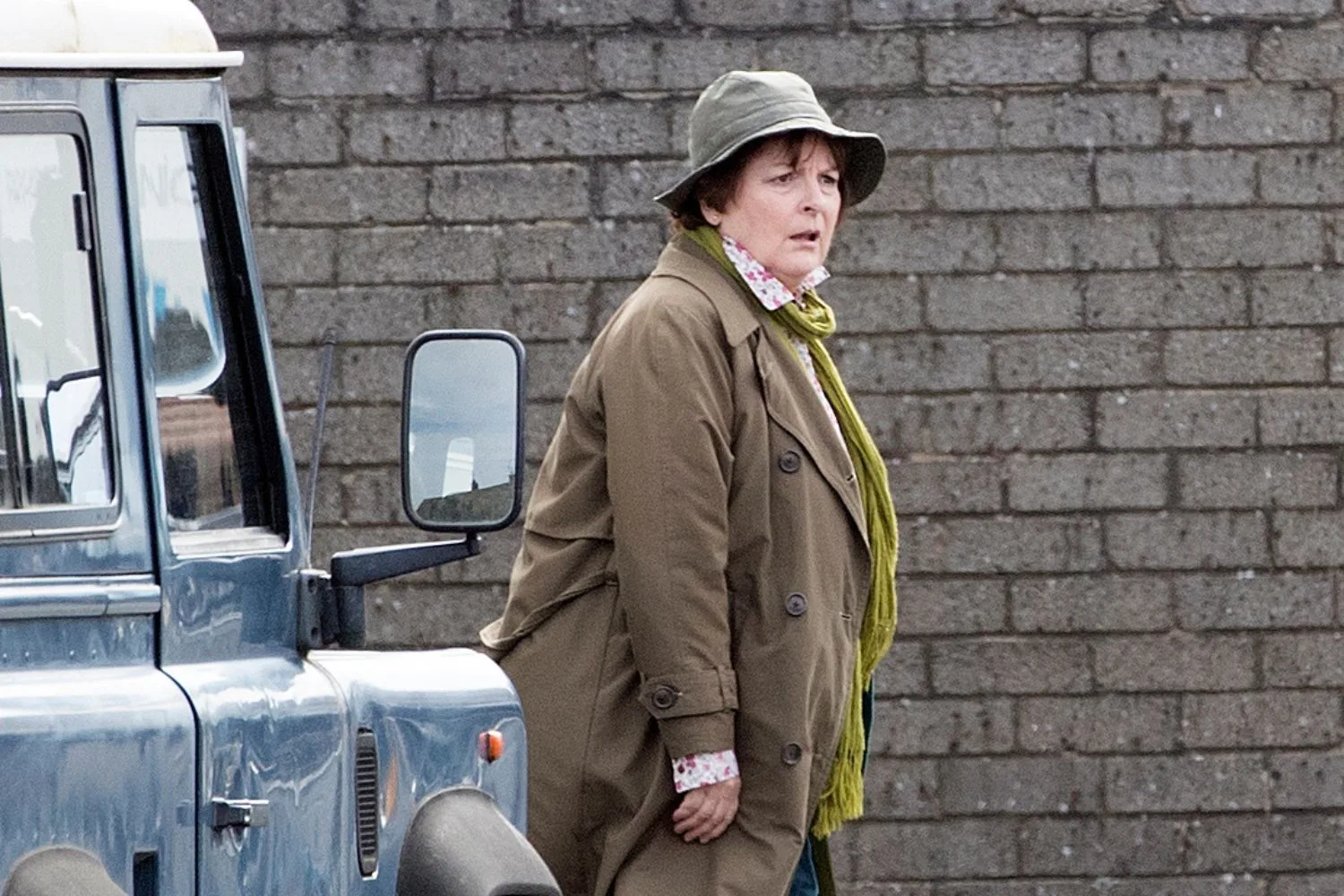 brenda blethyn on set of vera
