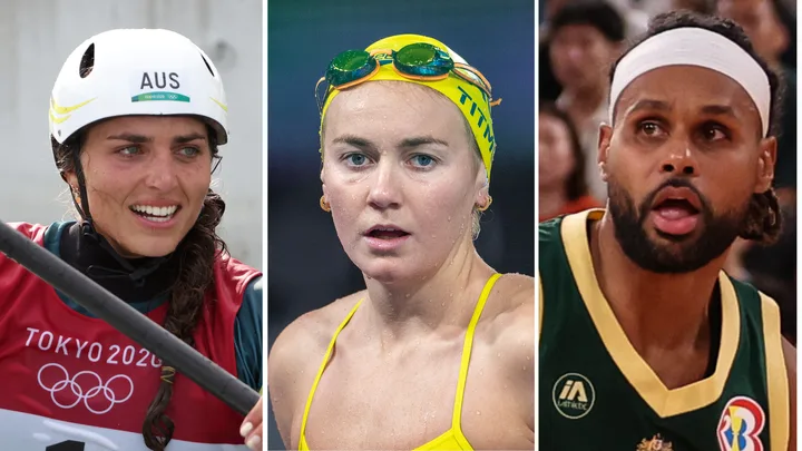 Jess Fox, Ariarne Titmus, Patty Mills, 2024 Olympics