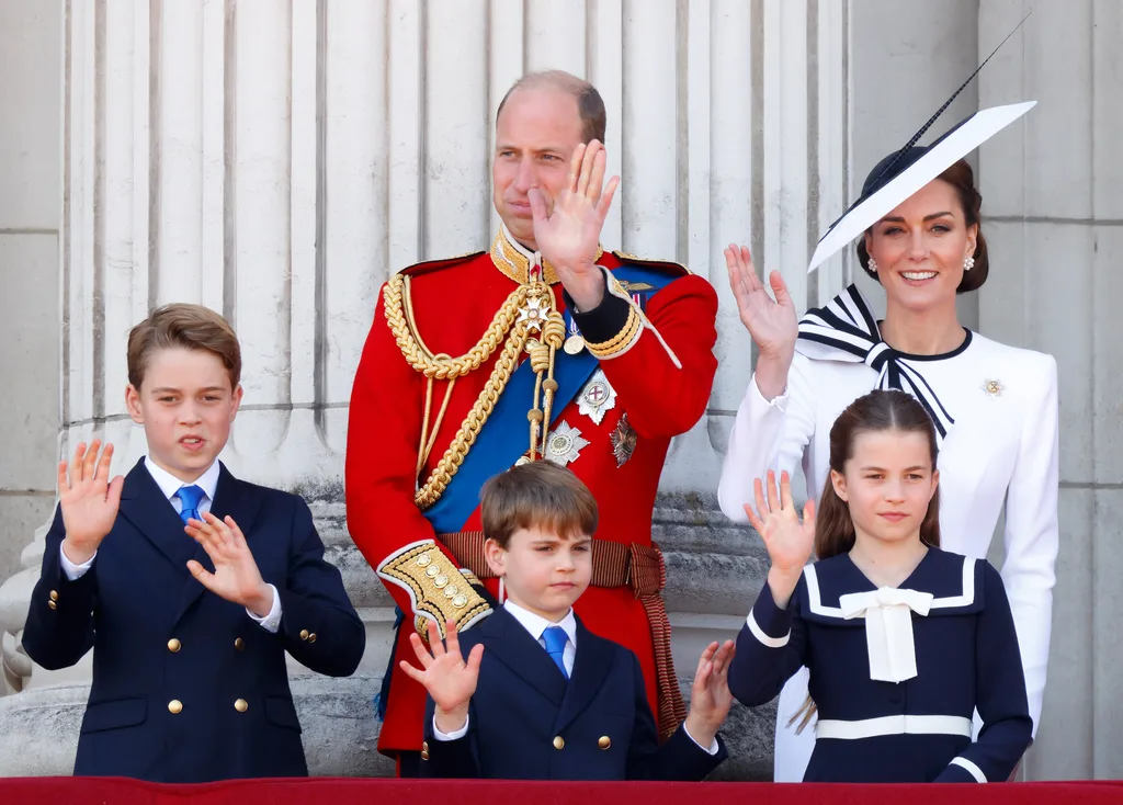 wales family trooping the colour 2024