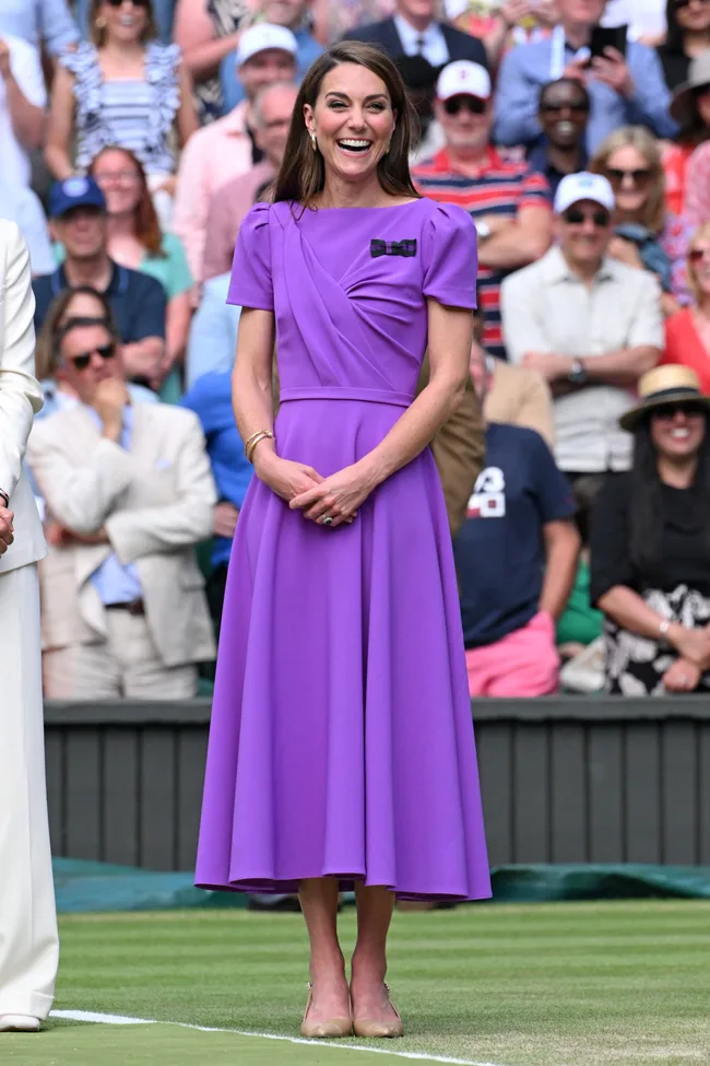kate middleton purple dress