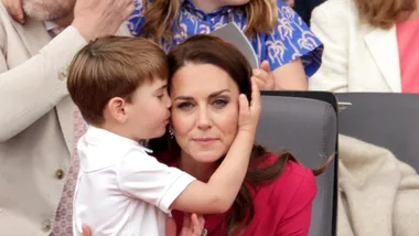 Prince Louis Princess Kate hugging