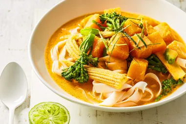 Vegetable Coconut Curry Noodle Bowls