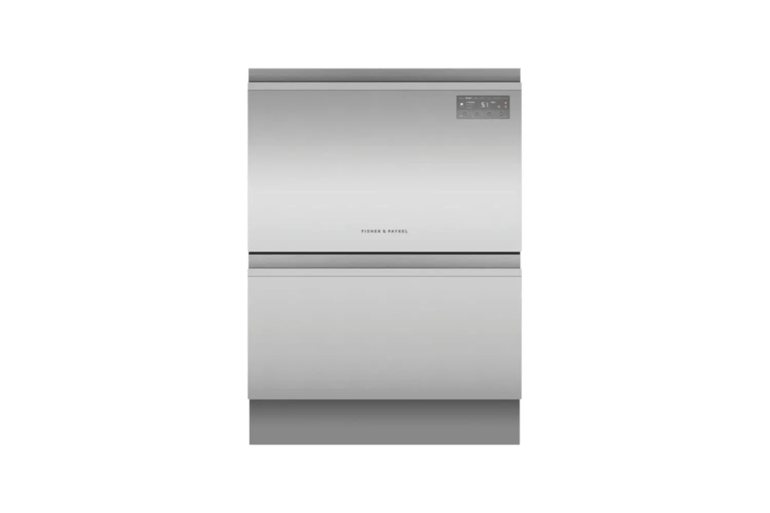 fisher and paykel double drawer stainless steel dishwasher