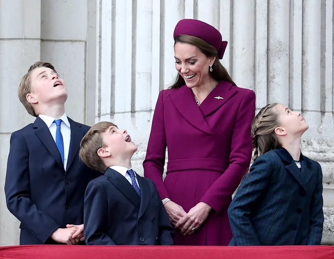 Prince Louis, Prince George, Princess Charlotte, Kate Middleton