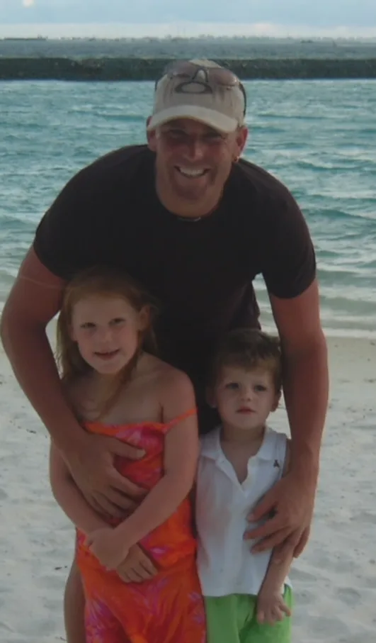 shane warne with brooke warne and jackson warne