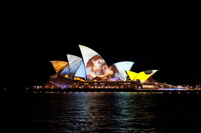 sydney opera house for vivid sydney 2024
