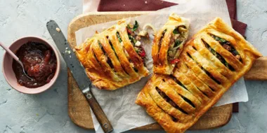 Sausage and Mushroom Jalousie