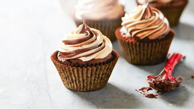 Vegemite Salted Caramel Choc-Cupcakes