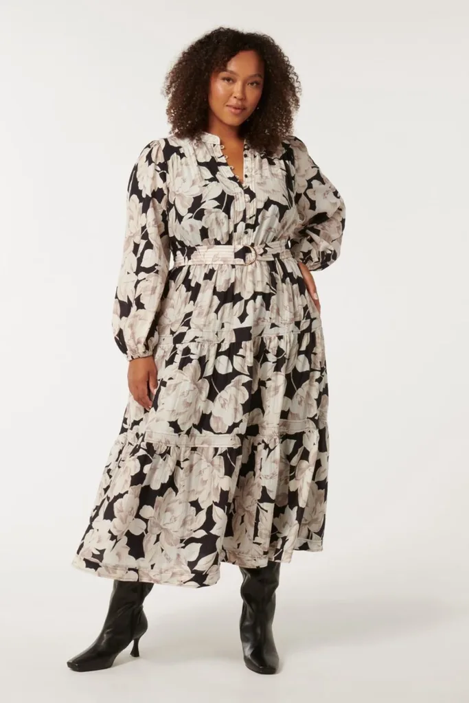 Model Wearing Forever New Dress