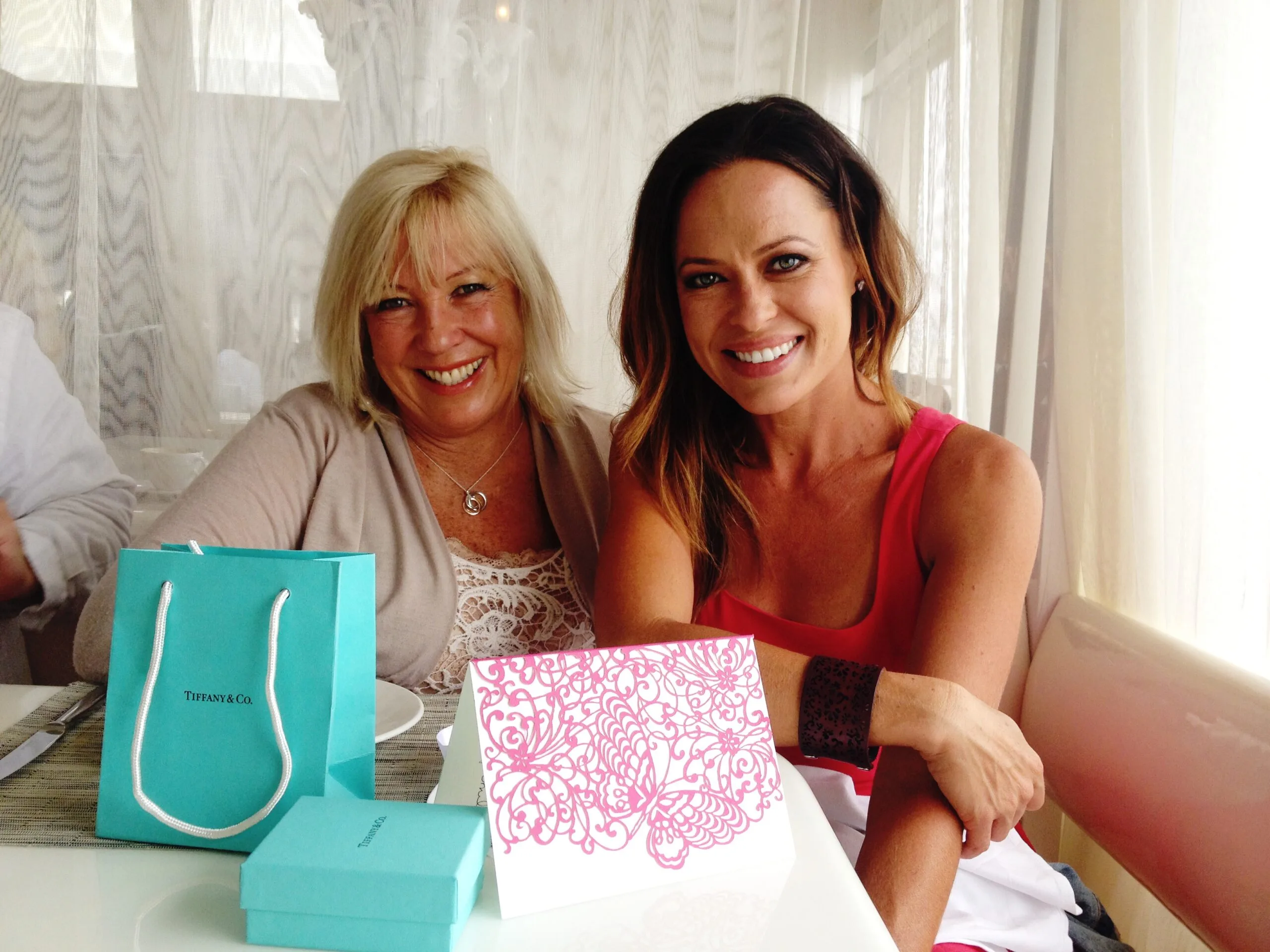 Angela Cox with mum Larelle