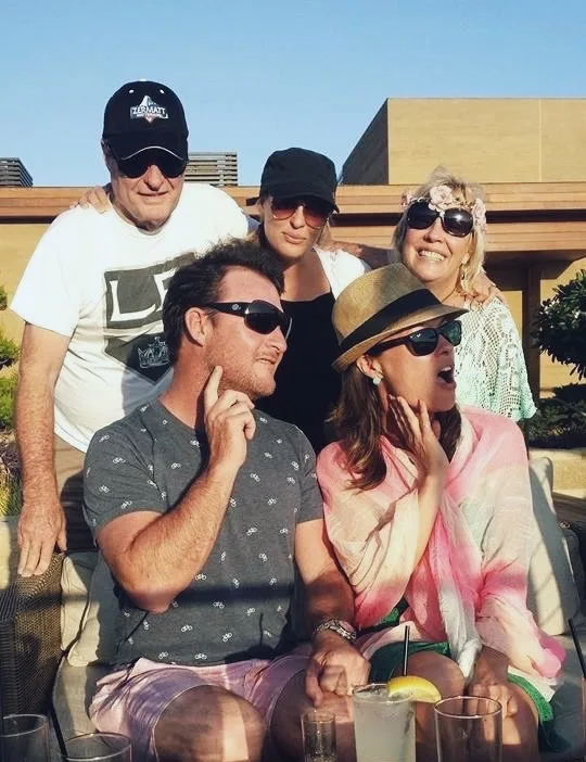 Angela Cox and her family