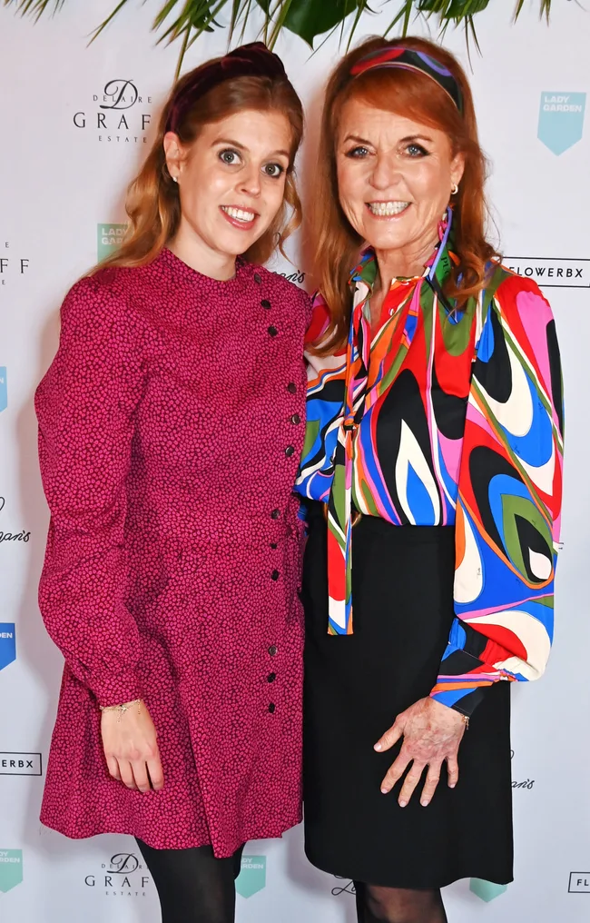Princess Beatrice of York and Sarah Ferguson, Duchess of York attend The 10th Annual Lady Garden Foundation Langan's Ladies Lunch