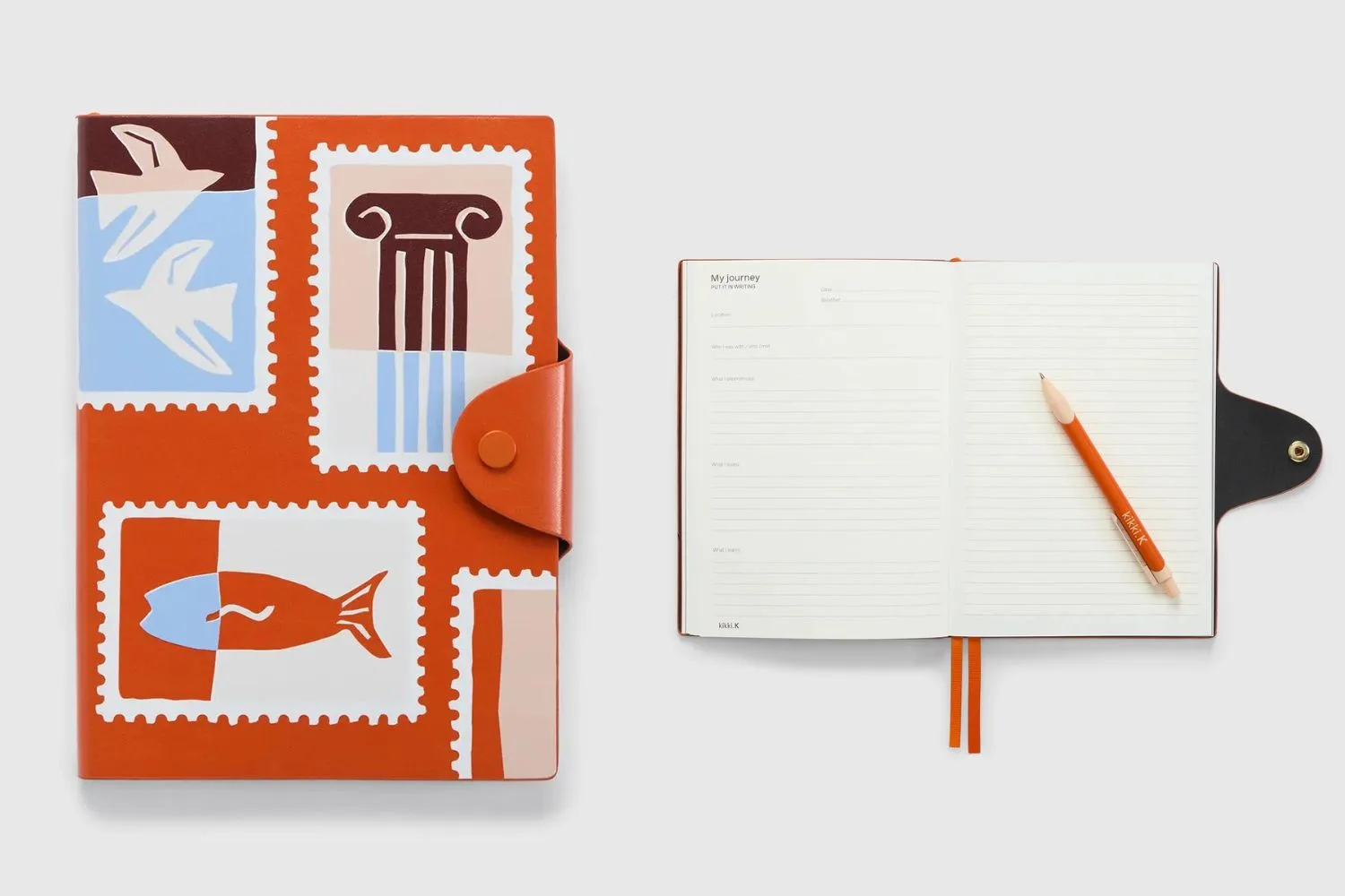 kikki k personalised travel journal
