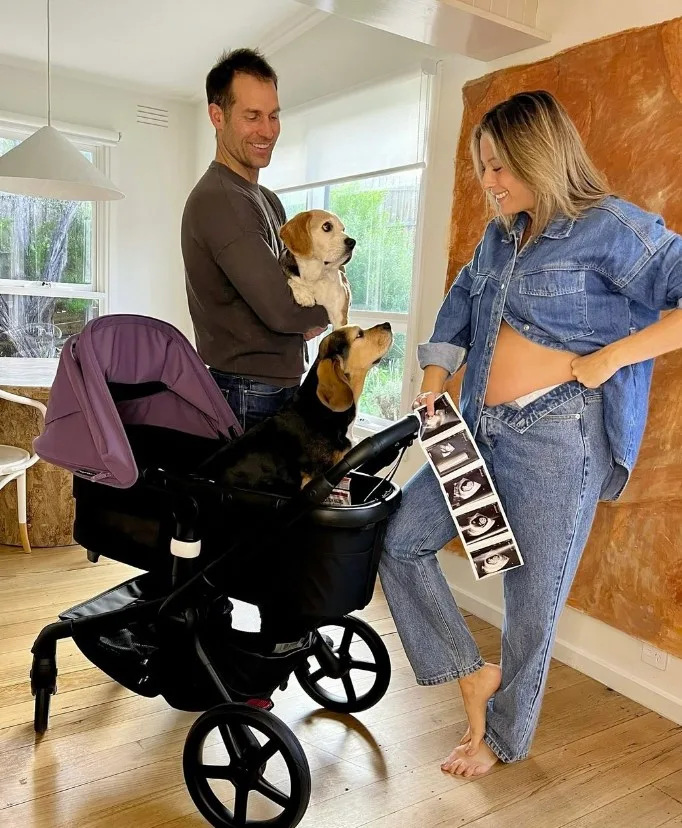 The block's dan and dani baby