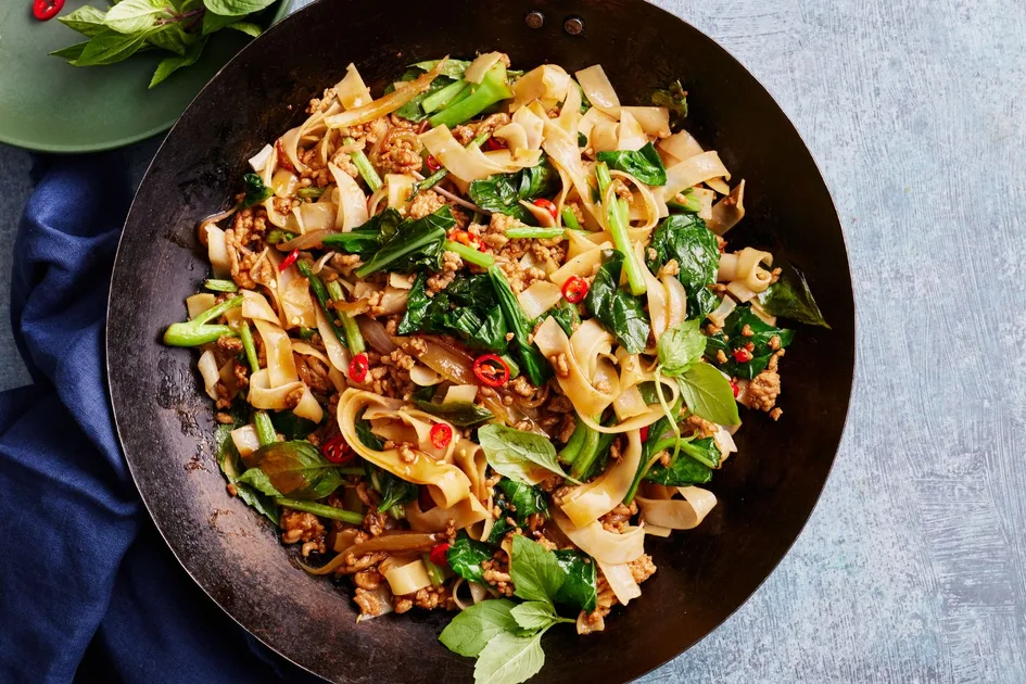 Thai Pork Drunken Noodles | New Idea