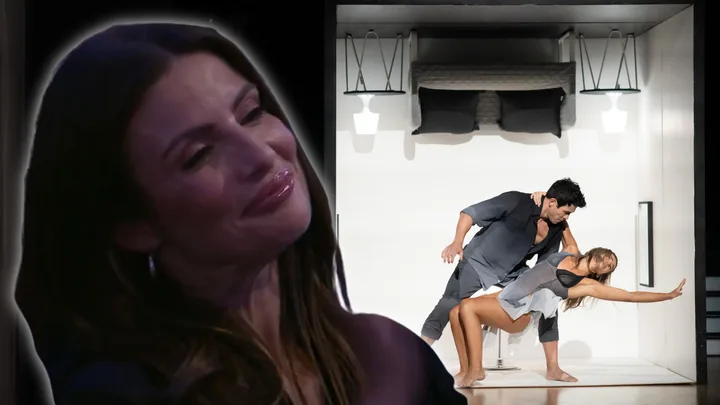 ada nicodemou watching james stewart on dancing with the stars