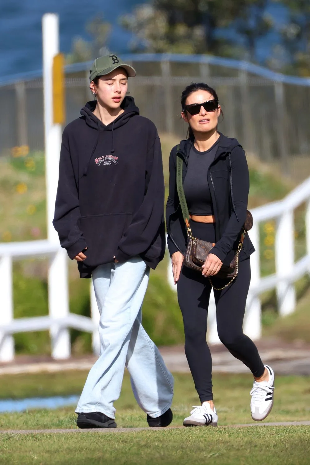 Ada Nicodemou walking with James Stewart's daughter Scout