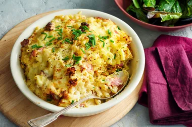 bacon cauliflower mac n cheese