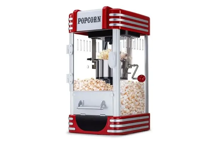 EuroChef Popcorn Machine - Popper Popping Classic Cooker