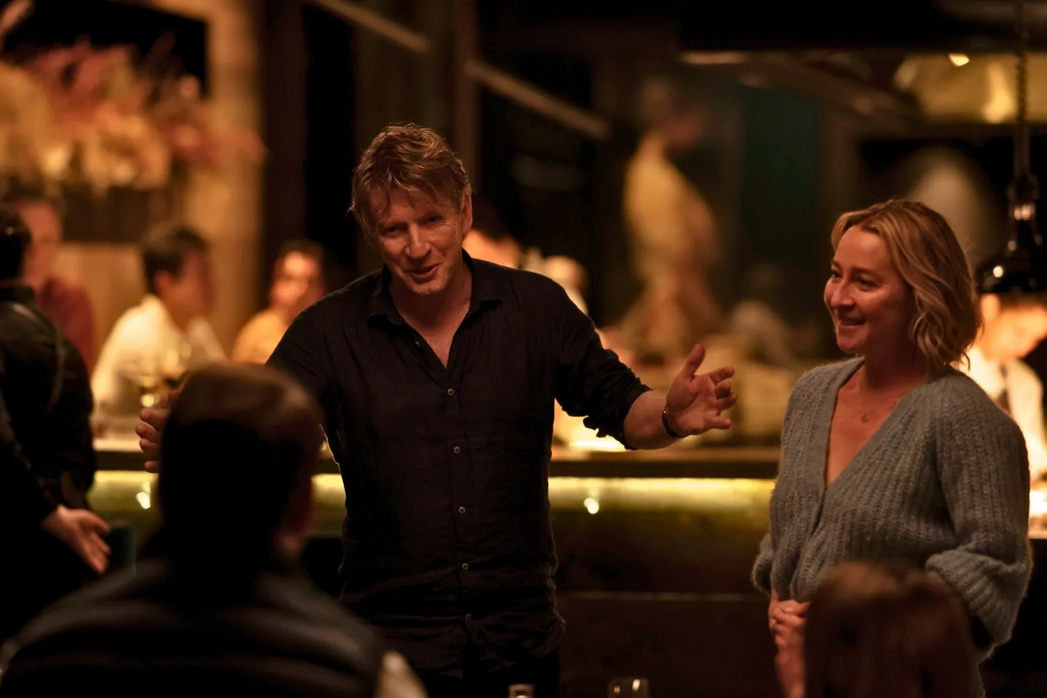 episode still of asher keddie and david wenham in fake