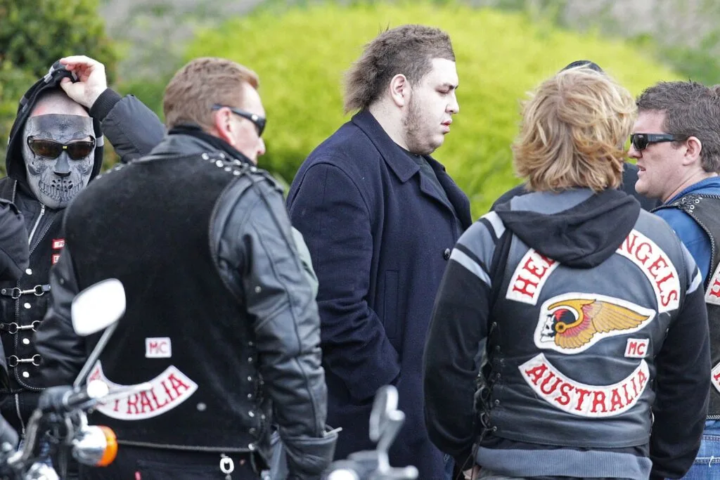 a group of hells angels australia members