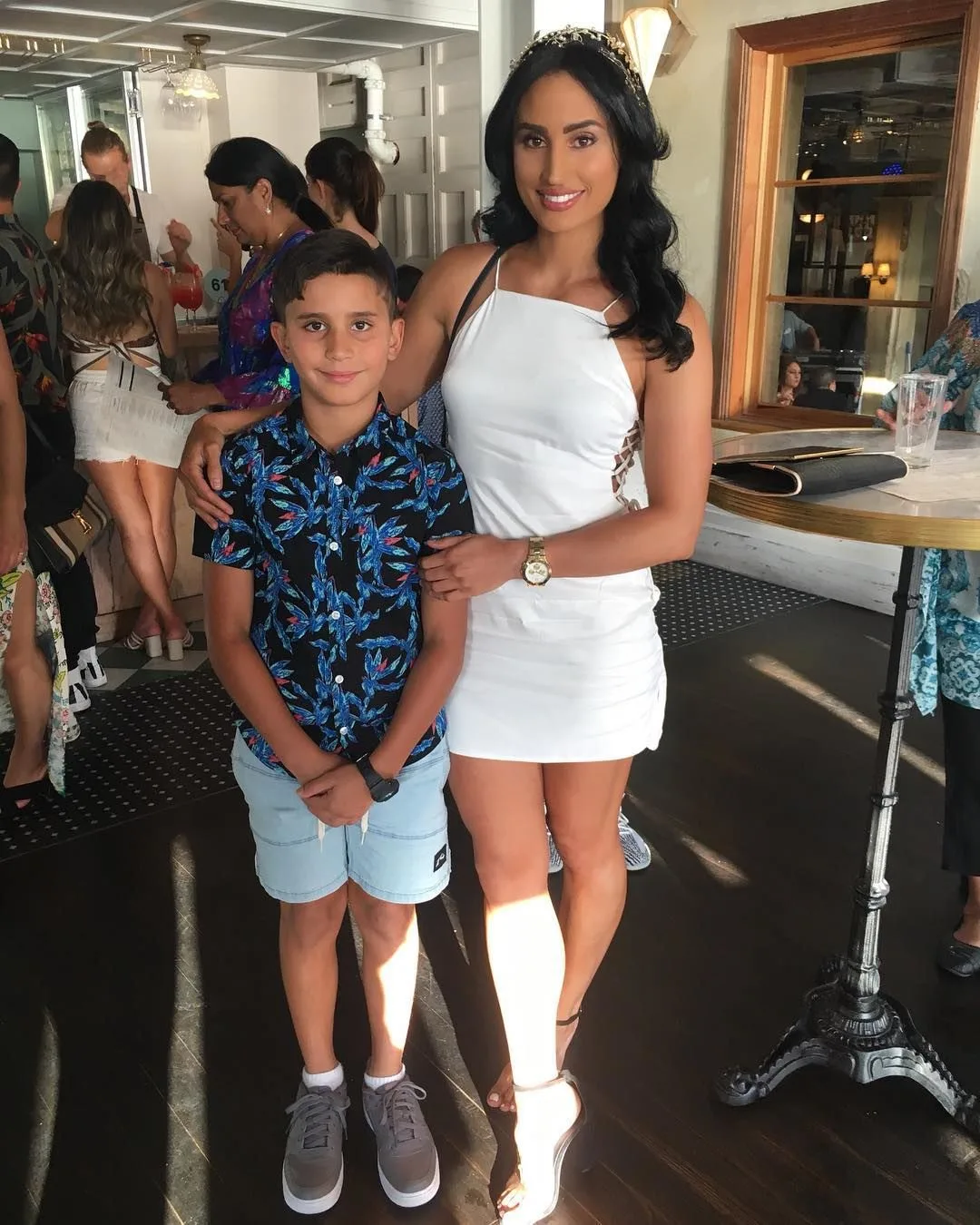 nova peris family - her daughter jessica peris and grandson isaac