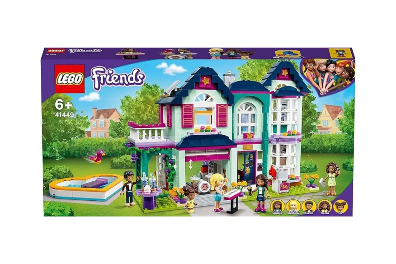 LEGO Friends Andrea's Family House 41449 Building Kit