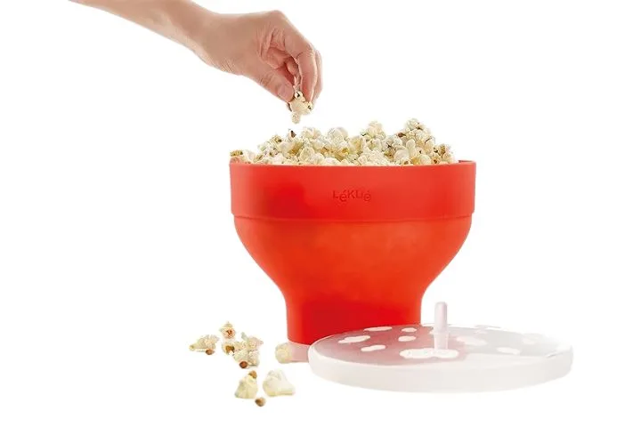 Lekue Popcorn Maker In Red