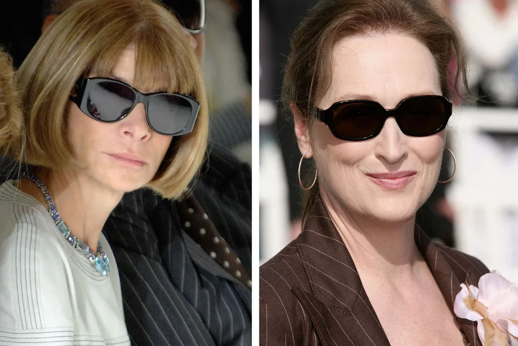 meryl streep and anna wintour photos side-by-side
