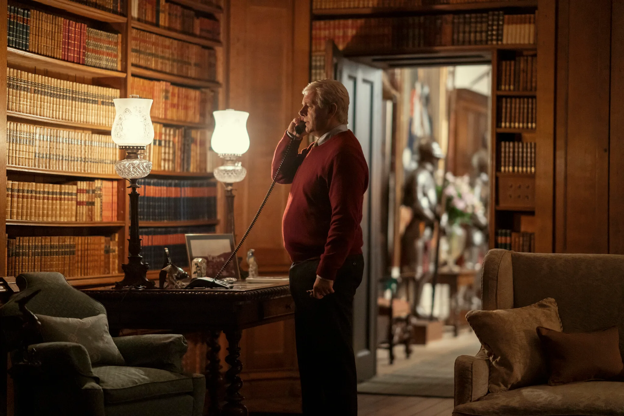 michael sheen as prince andrew in a very royal scandal